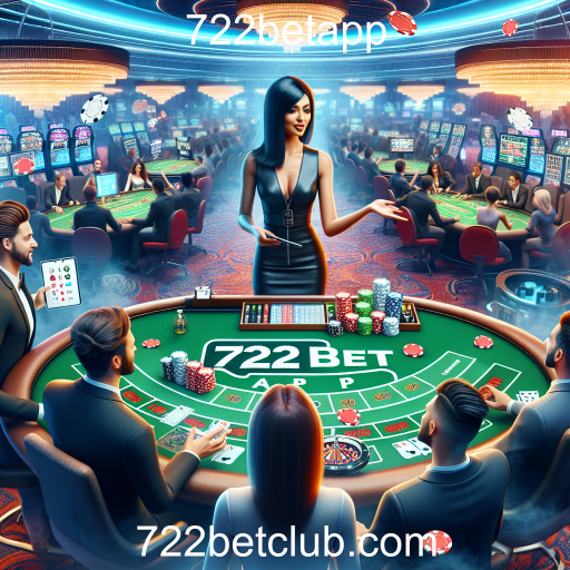 A Emoção do Cassino ao Vivo no 722betapp